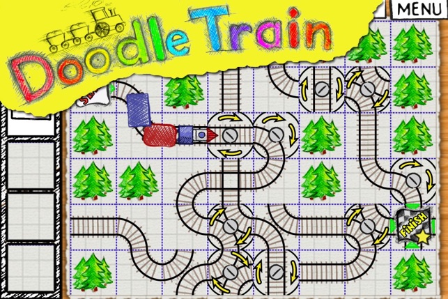 Doodle Train - Railroad Puzzler(圖2)-速報App