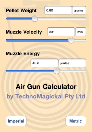 Air Gun Calculator