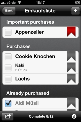 Einkaufszettel Manager screenshot 3