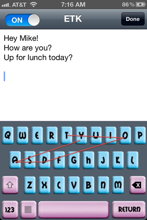 Easy Touch Keyboard