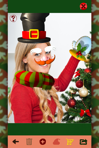 Santa Me Christmas Photo Booth – make yourself and yr friends into Santa, a Snowman and other festive Holiday Fun! screenshot 2