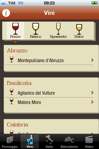 Formaggi e Vini d'Italia screenshot 3