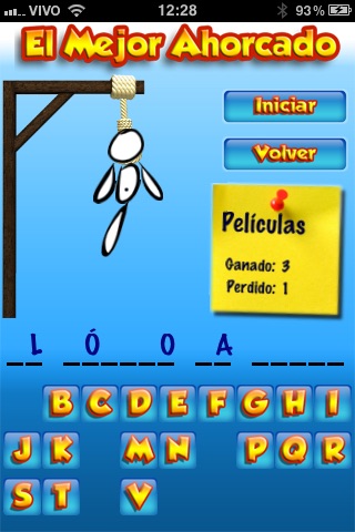 El Mejor Ahorcado (Spanish Hangman) screenshot 2