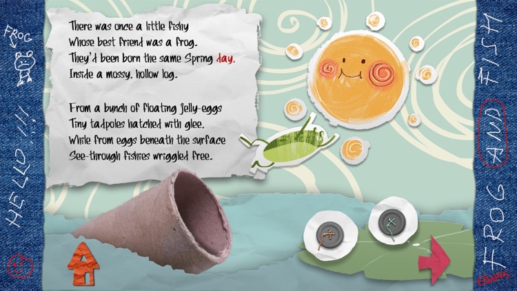 The Frog and Fish storybook - the interactive nursery rhyme for children screenshot-3