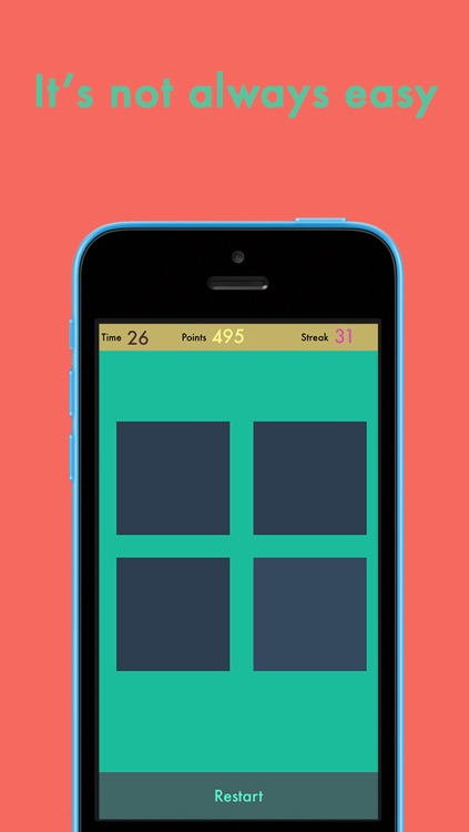 Peretti Squares - The Quick Reaction Test