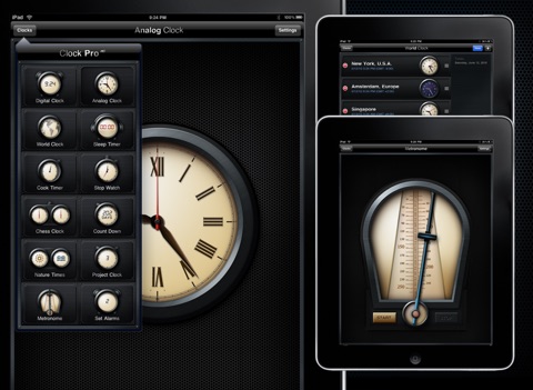 Clock Pro HD Free screenshot 4