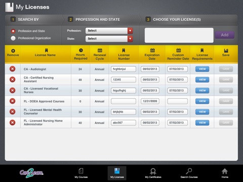 Care2Learn University for iPad screenshot 3