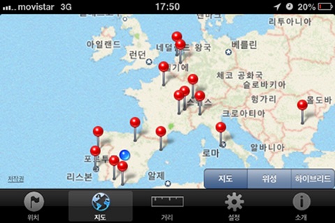 Distances from screenshot 3