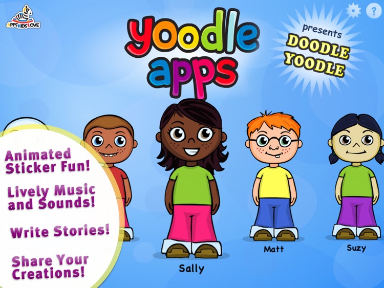 Sticker Doodle Yoodle - Kids Create their own Doodles with a Book of Fun and Silly Stickers