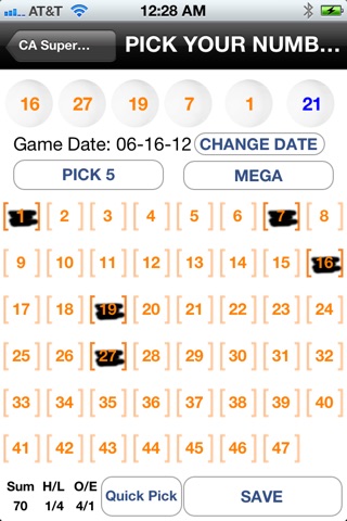 Super Lotto Manager screenshot 2