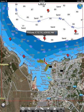 Marine: Egadi Islands HD - GPS Map Navigator screenshot 3
