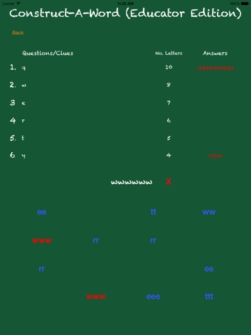 Construct-A-Word (Educator Edition) screenshot 4