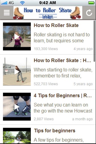 InfoAppz - How to Roller Skate screenshot 3