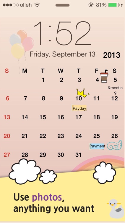 My Wallpaper Calendar screenshot-3