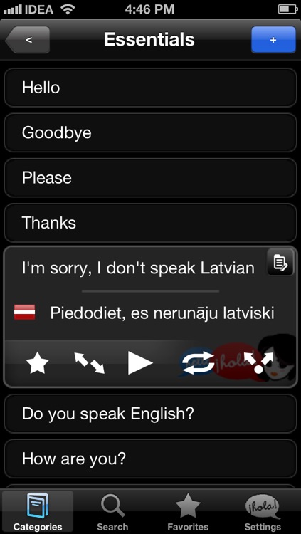 Lingopal Latvian LITE - talking phrasebook