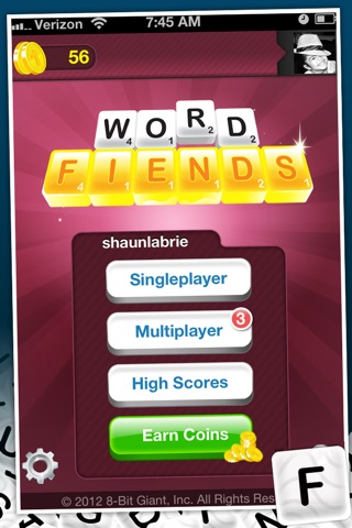 WordFiends Social Puzzle Attack Game Free screenshot 3