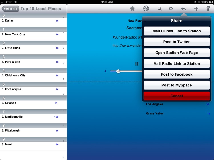 Weather Radio - iPad Edition