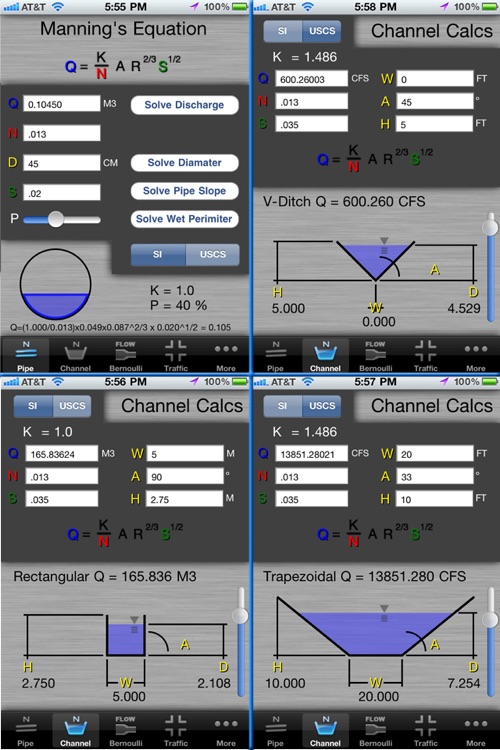 Civil Engineering Calculations