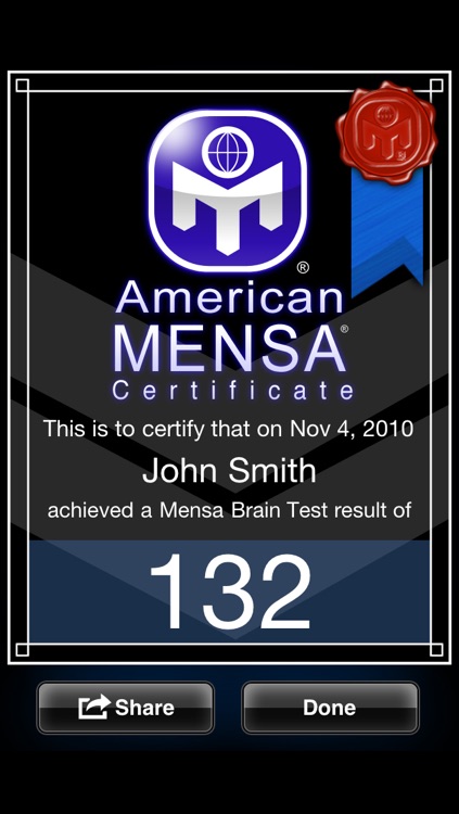American Mensa Brain Test screenshot-4