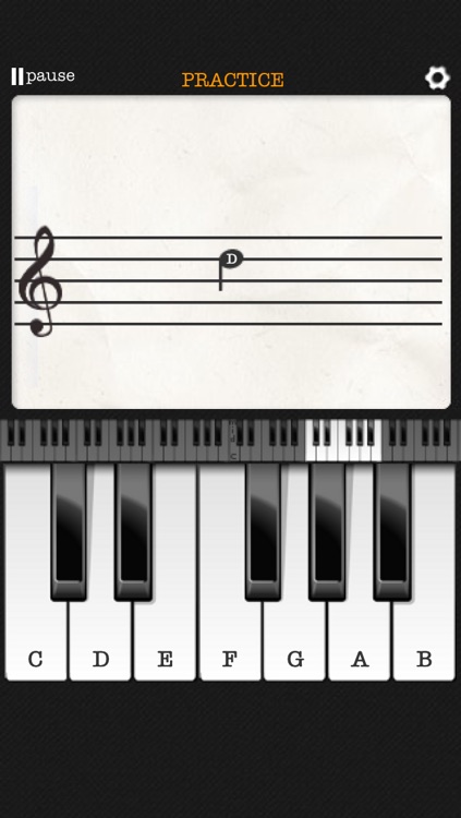 Note Trainer - sight reading for piano screenshot-3