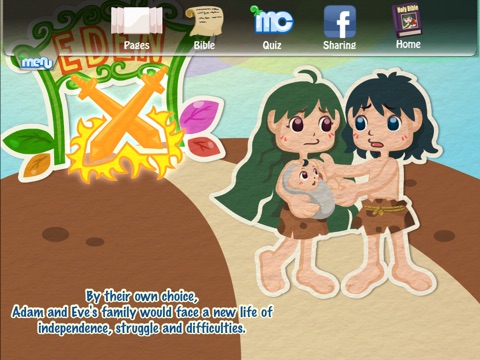 KidBible HD "The Beginning of World" screenshot 4