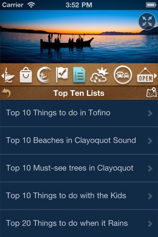 Tofino Guide App screenshot 2