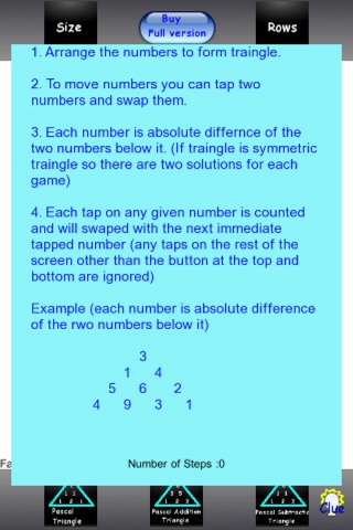 Numbers Triangle Lite screenshot 4