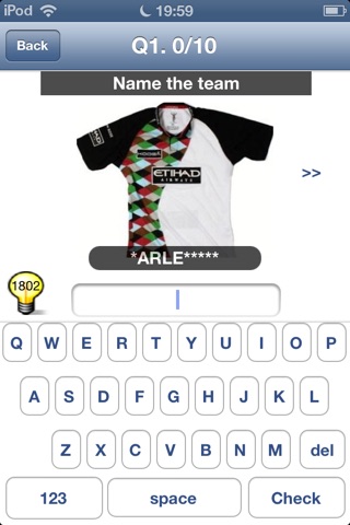 Rugby Union Quiz - Top Fun Shirt Trivia Game. screenshot 4