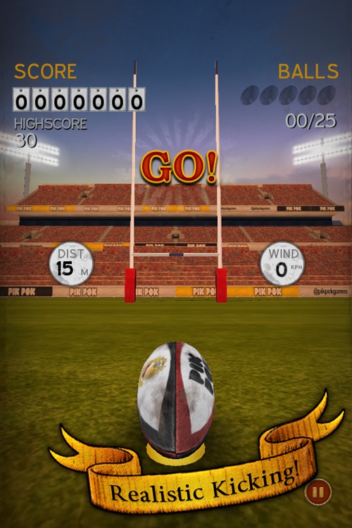 Flick Kick Rugby Kickoff screenshot-3