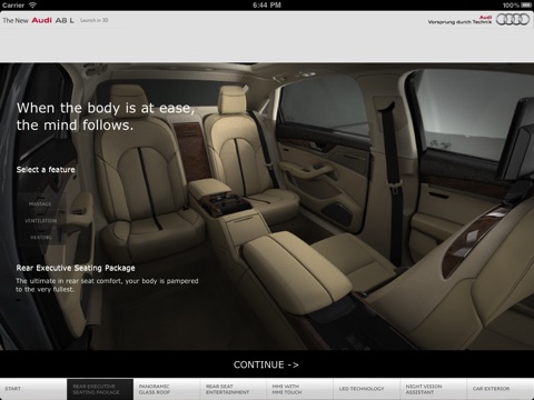 Audi A8L screenshot 2