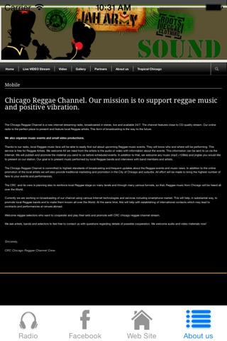 CRC Chicago Reggae Channel screenshot 4