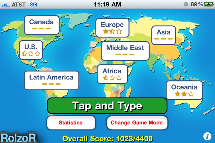 TapQuiz Maps World Edition