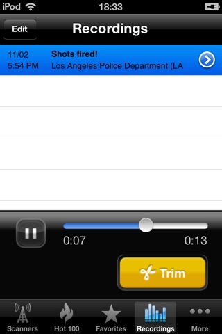 Scanner911 Police Radio (+ Music) screenshot 2