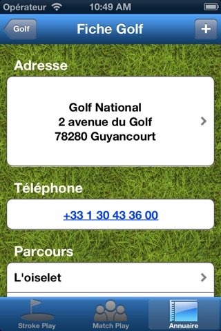 Golf Calculette France screenshot 3