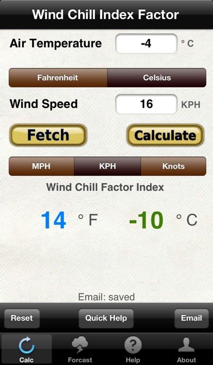 Wind Chill & Wind Speed