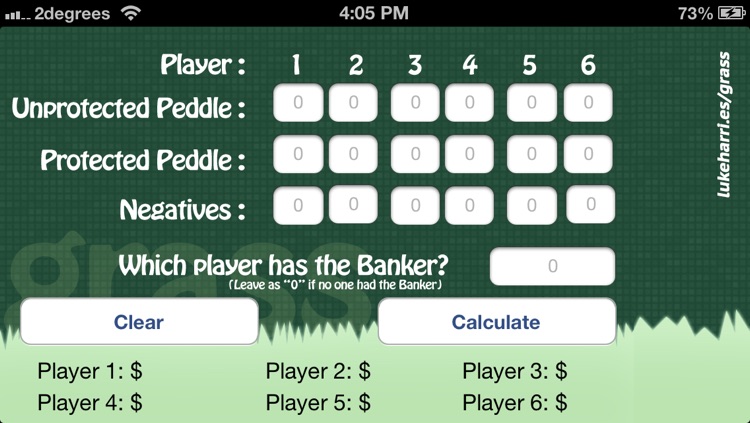 Grass Calculator