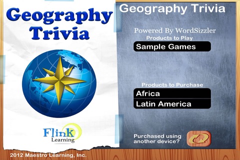 Geography Trivia - Powered by Wordsizzler screenshot 2