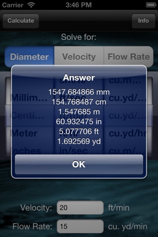 Flow Rate Calculator screenshot 2