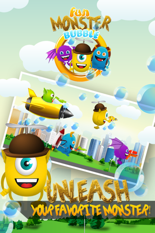 Fun Monster Bubble Clash screenshot 2