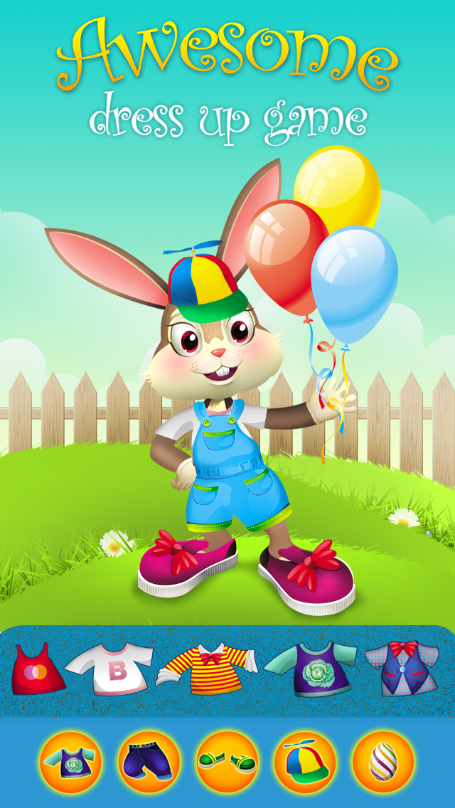 How to cancel & delete Cute Bouncy Bunny Rabbit - Dressing up Game for Kids - Free Version from iphone & ipad 1