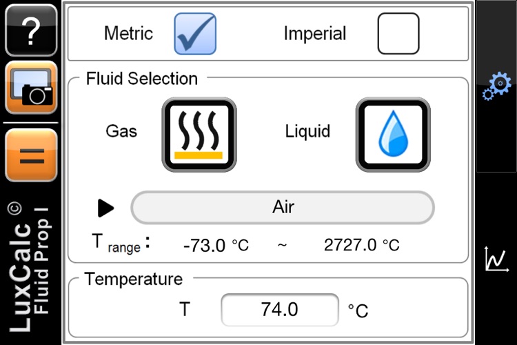 LuxCalc Fluid Prop I