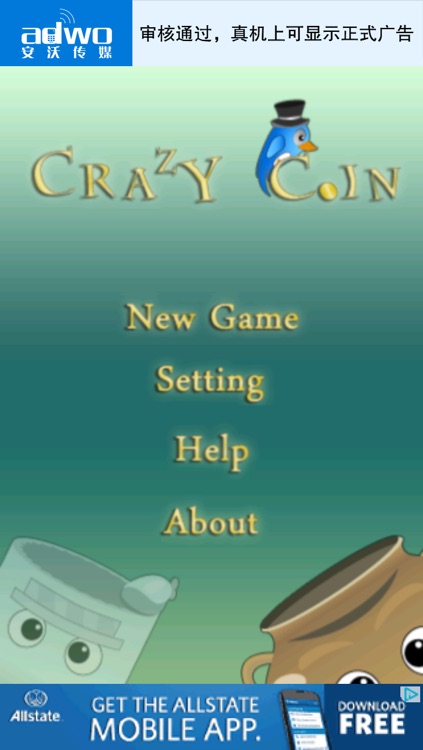 Crazy Coin: snatch gold from crazy birds