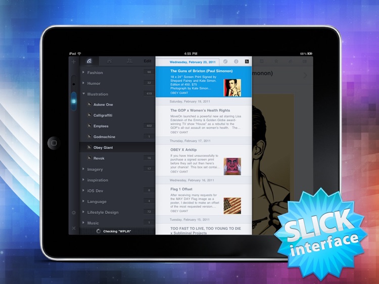 MobileRSS HD FREE ~ Google RSS News Reader