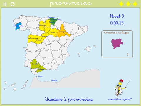 Provincias de España screenshot 2
