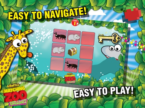 Giraffe's Matching Zoo Deluxe for iPad screenshot 3