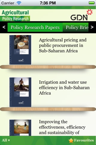 Agricultural Policy Research for iPhone screenshot 2