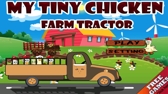 Chicken Farm - My Tiny Tractor Racing Game For Kids(圖1)-速報App