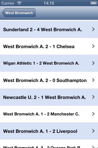 Live Scores for West Bromwich screenshot 2