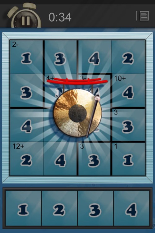 a blue yukendo - Sudoku / KenKen variant screenshot-3