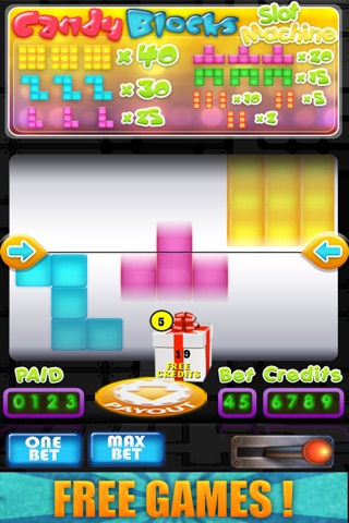 Candy Blocks Slot Machine screenshot 3